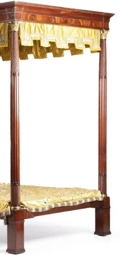 Pamono Napoleon III Empire Canopy Bed, 19th Century Outlet