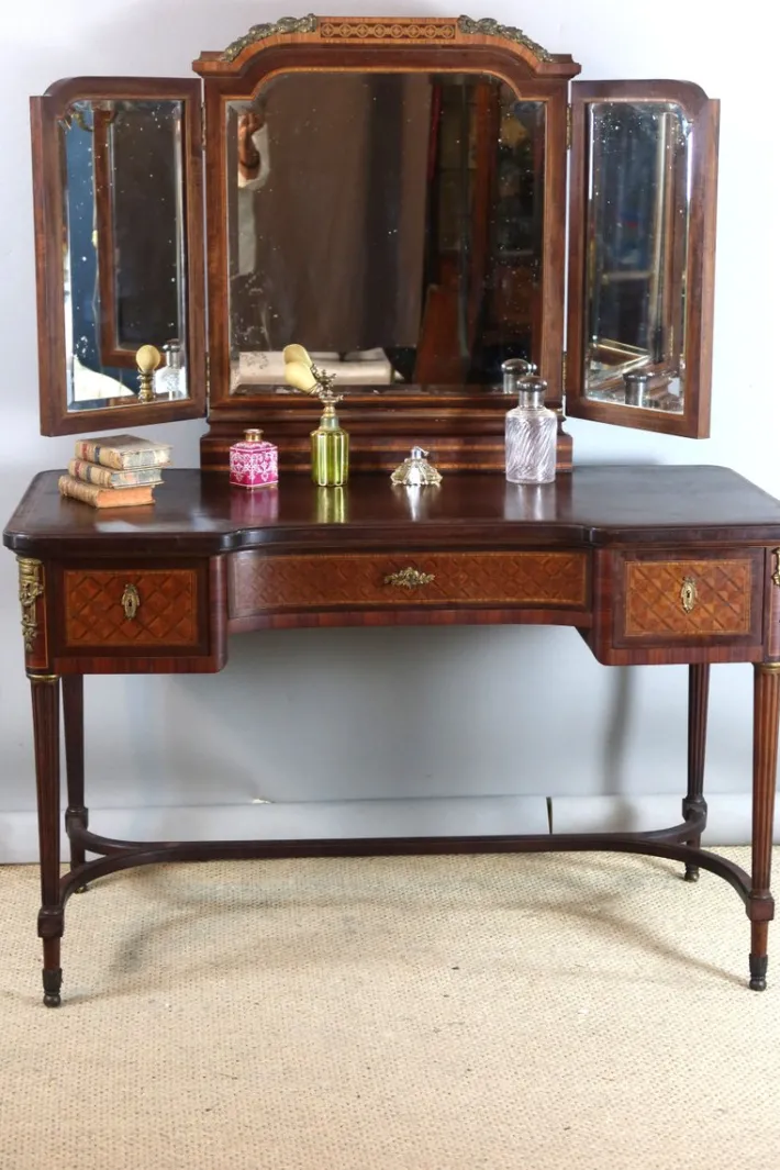 Pamono Napoleon III Marquetry Dressing Table Outlet