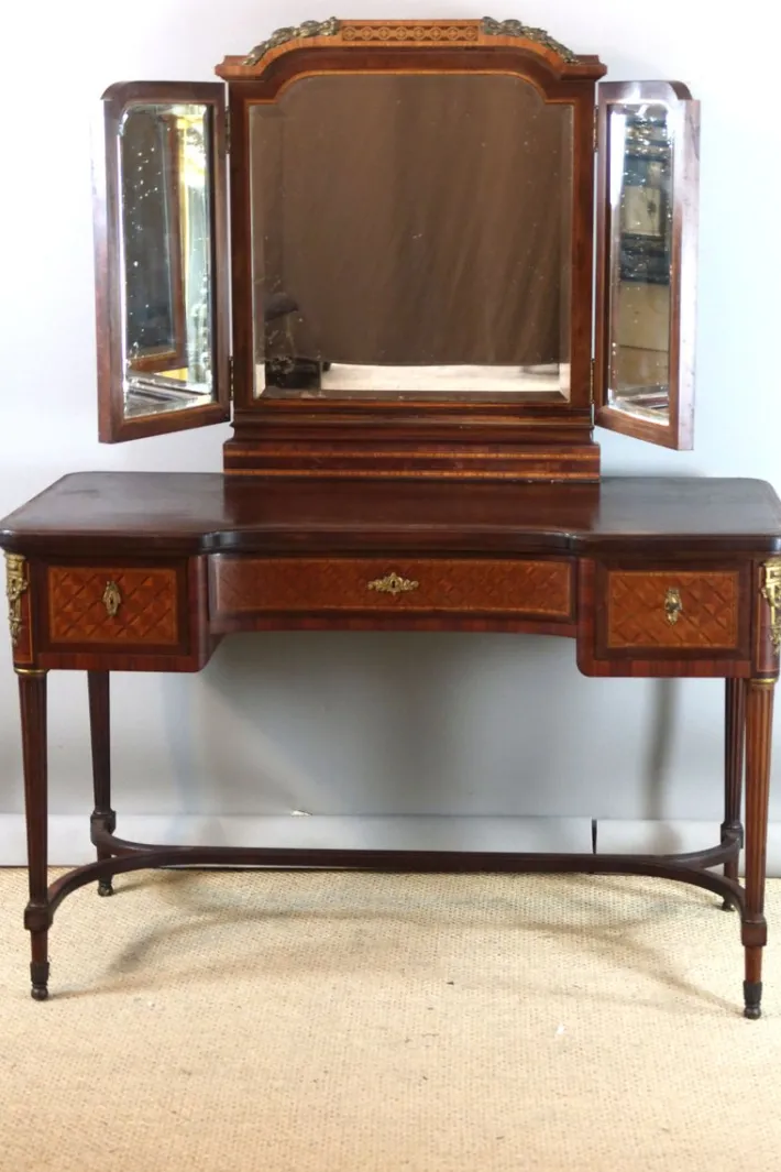 Pamono Napoleon III Marquetry Dressing Table Outlet