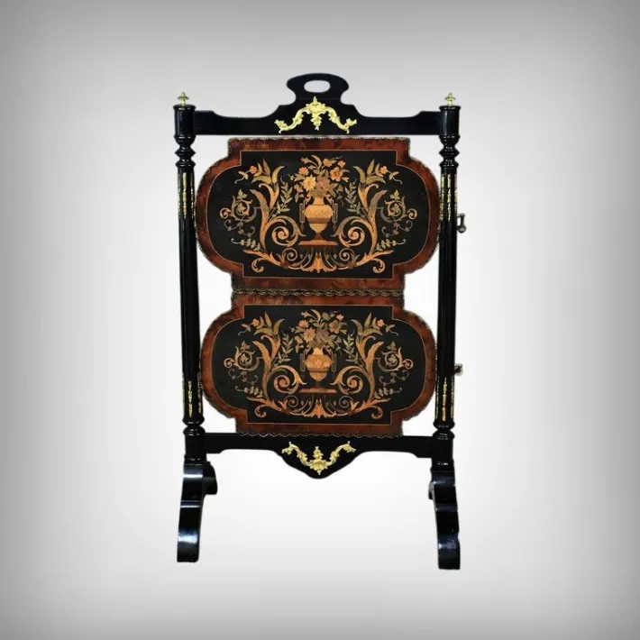 Pamono Napoleon III Marquetry Serving Trolley, 19th Century Online