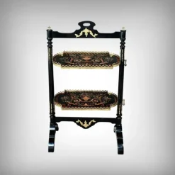 Pamono Napoleon III Marquetry Serving Trolley, 19th Century Online