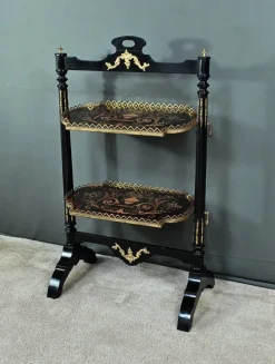 Pamono Napoleon III Marquetry Serving Trolley, 19th Century Online