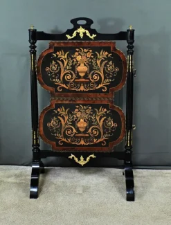 Pamono Napoleon III Marquetry Serving Trolley, 19th Century Online