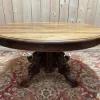 Pamono Napoleon III Oval Dining Table with Central Leg Discount
