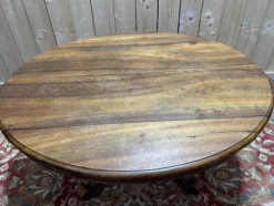 Pamono Napoleon III Oval Dining Table with Central Leg Discount