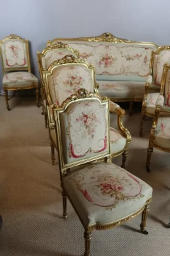 Pamono Napoleon III Salon, Set of 9 New