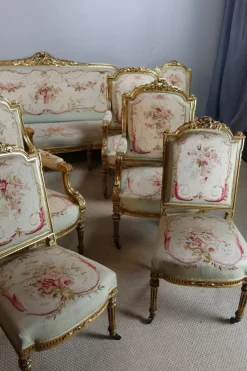 Pamono Napoleon III Salon, Set of 9 New