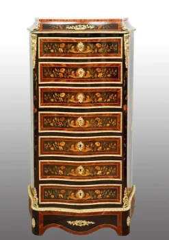 Pamono Napoleon III Secretaire in Exotic Fine Woods with Gilt Bronze Applications, France, 19th Century Clearance