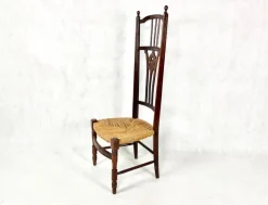 Pamono Napoleon III Straw Nanny Chair, 1800s Online