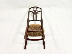 Pamono Napoleon III Straw Nanny Chair, 1800s Online