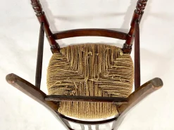 Pamono Napoleon III Straw Nanny Chair, 1800s Online