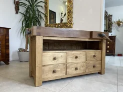 Pamono Narrow Workbench with Drawers Clearance