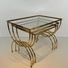 Pamono Neoclassical Brass Nesting Tables, Set of 3 Outlet