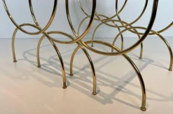 Pamono Neoclassical Brass Nesting Tables, Set of 3 Outlet