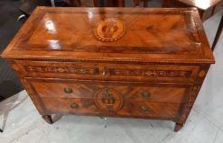 Pamono Neoclassical Chest of Drawers with Inlay Outlet