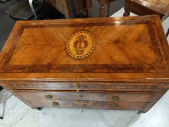 Pamono Neoclassical Chest of Drawers with Inlay Outlet