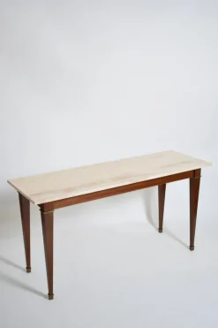 Pamono Neoclassical Mahogany Console Table, 1960s Sale