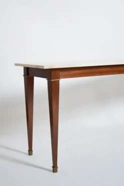 Pamono Neoclassical Mahogany Console Table, 1960s Sale