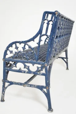 Pamono Neo-Gothic Cast Iron Bench, 19th Century Clearance