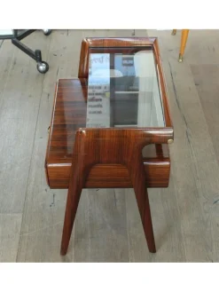 Pamono Nightstand with Drawer, Italy, 1950s New