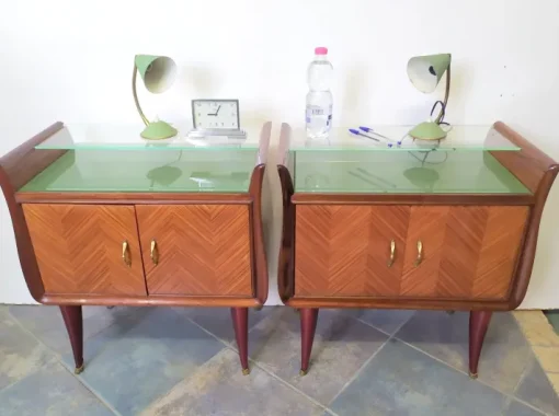 Pamono Nightstands Attributed to Paolo Buffa, 1950s, Set of 2 Sale