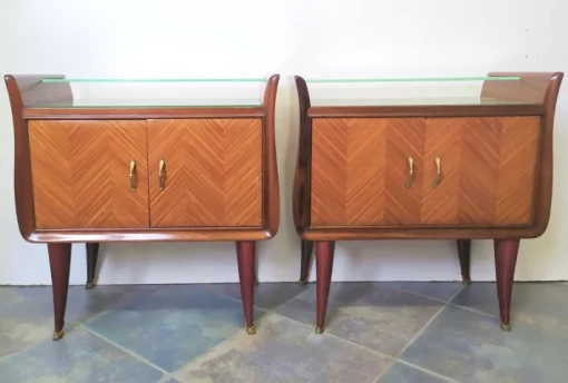 Pamono Nightstands Attributed to Paolo Buffa, 1950s, Set of 2 Sale