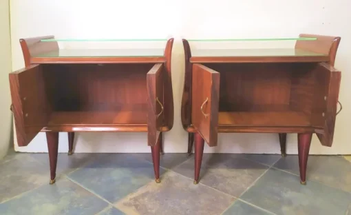 Pamono Nightstands Attributed to Paolo Buffa, 1950s, Set of 2 Sale