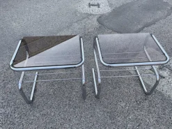 Pamono Nightstands in Chrome by Bruno Mathsson, 1974, Set of 2 Online
