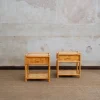 Pamono Nightstands in Pressed Bamboo, 1970s, Set of 2 Hot