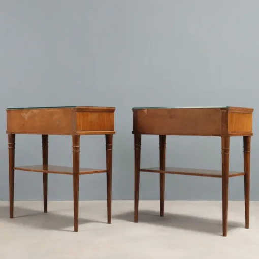 Pamono Nightstands, 1950s, Set of 2