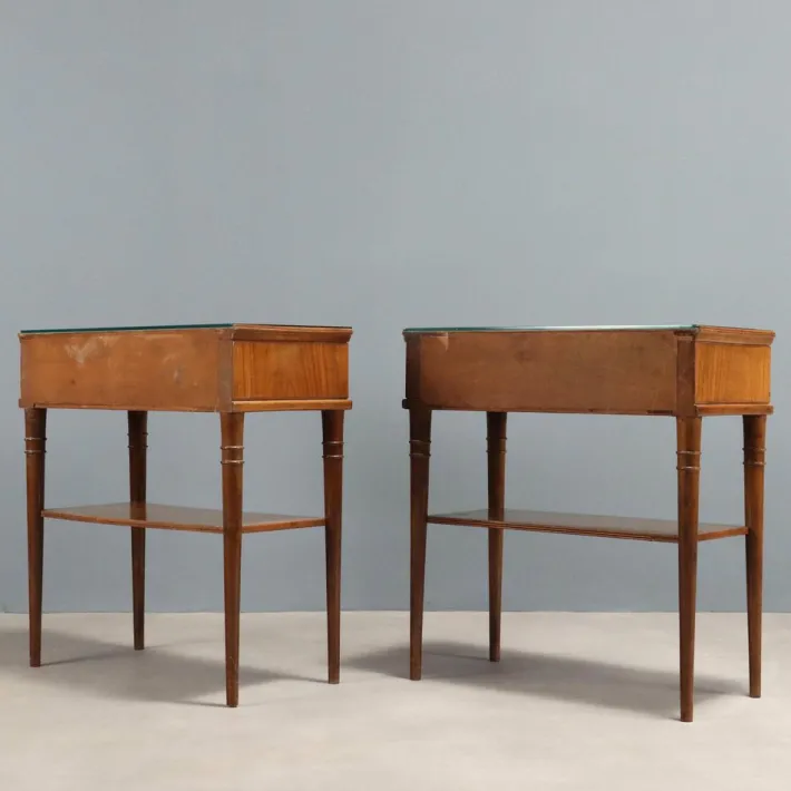 Pamono Nightstands, 1950s, Set of 2