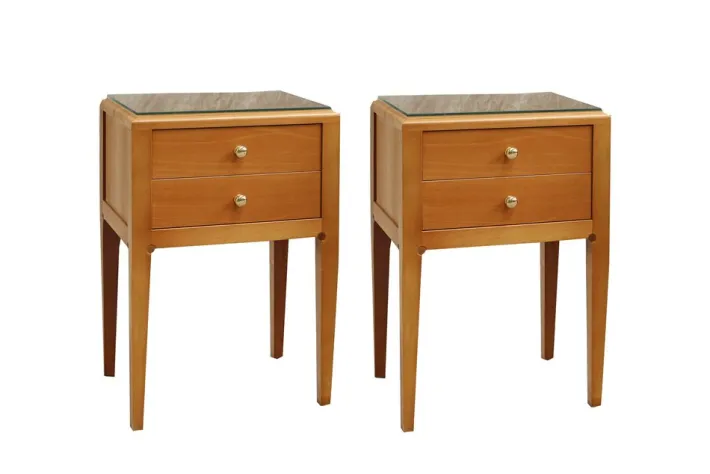 Pamono Nightstands with Drawers, 1970s, Set of 2 Best
