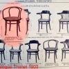Pamono No. 209 B9 Armchair with Star-Shaped Seat from Thonet, 1905 Outlet