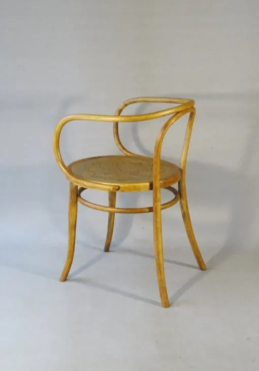 Pamono No. 209 B9 Armchair with Star-Shaped Seat from Thonet, 1905 Outlet
