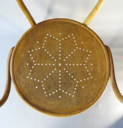 Pamono No. 209 B9 Armchair with Star-Shaped Seat from Thonet, 1905 Outlet