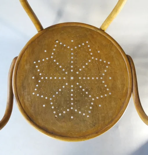 Pamono No. 209 B9 Armchair with Star-Shaped Seat from Thonet, 1905 Outlet