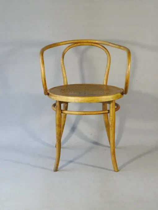 Pamono No. 209 B9 Armchair with Star-Shaped Seat from Thonet, 1905 Outlet