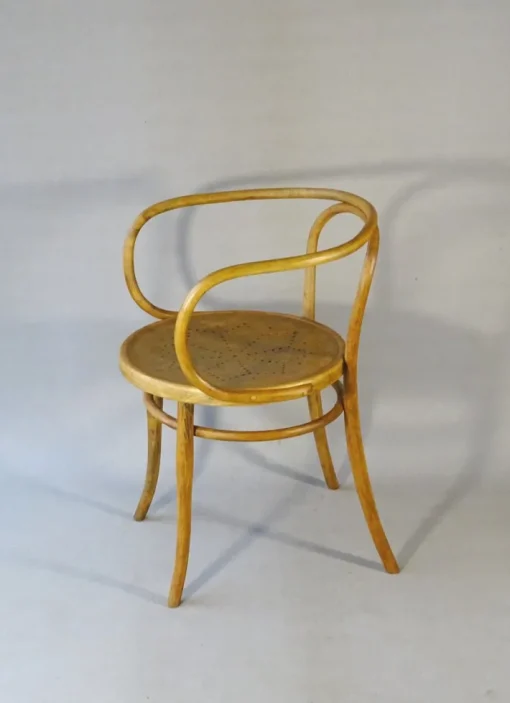 Pamono No. 209 B9 Armchair with Star-Shaped Seat from Thonet, 1905 Outlet