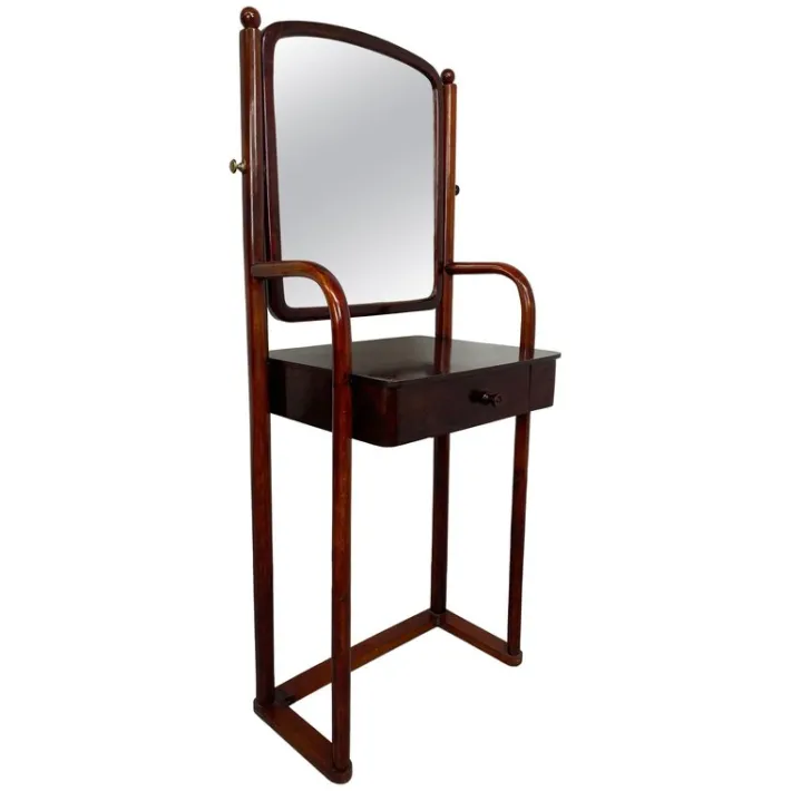 Pamono No. 1134 Dressing Table attributed to Josef Hoffmann for J&J Kohn, 1906 Outlet