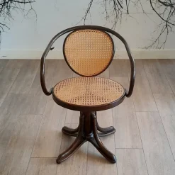 Pamono No. 5501 Swivel Chair in Bentwood from Thonet/ZPM Radomsko, 1960s Best