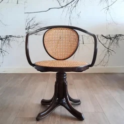 Pamono No. 5501 Swivel Chair in Bentwood from Thonet/ZPM Radomsko, 1960s Best