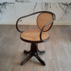 Pamono No. 5501 Swivel Chair in Bentwood from Thonet/ZPM Radomsko, 1960s Best