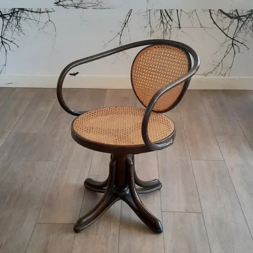Pamono No. 5501 Swivel Chair in Bentwood from Thonet/ZPM Radomsko, 1960s Best