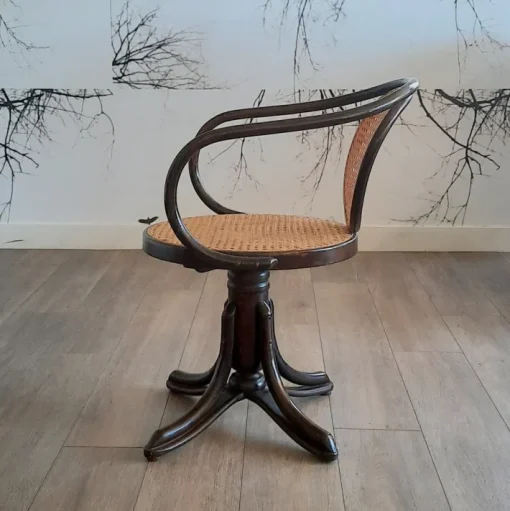Pamono No. 5501 Swivel Chair in Bentwood from Thonet/ZPM Radomsko, 1960s Best