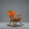 Pamono No. 182 Teak Rocking Chair by Frank Reenskaug for Bramin, 1960s Clearance