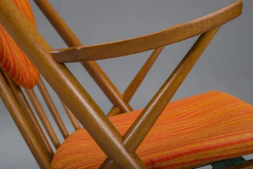 Pamono No. 182 Teak Rocking Chair by Frank Reenskaug for Bramin, 1960s Clearance