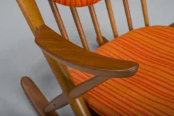 Pamono No. 182 Teak Rocking Chair by Frank Reenskaug for Bramin, 1960s Clearance