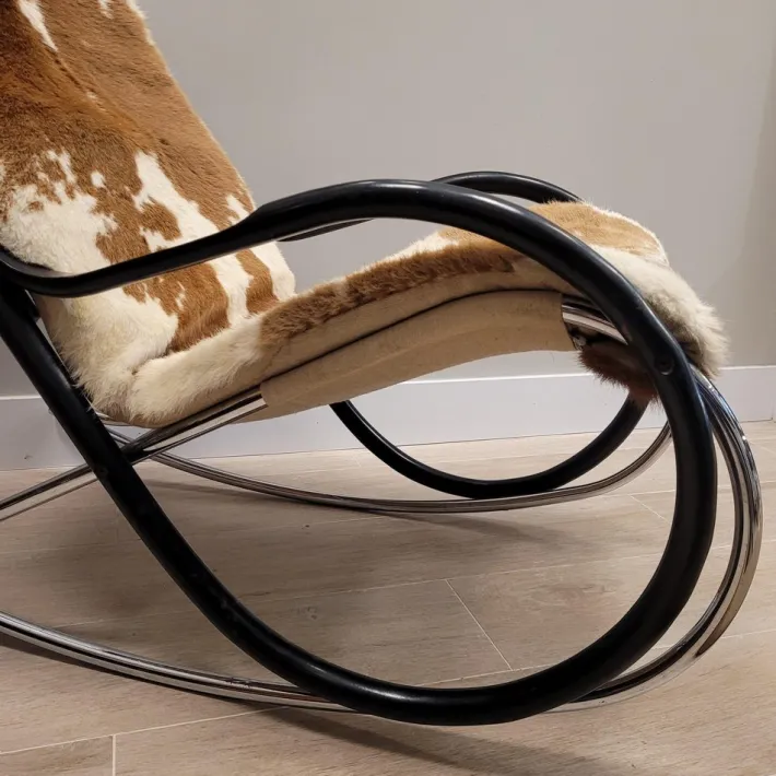 Pamono Nonna Rocking Chair by Paul Tuttle for Strässle International, Switzerland, 1970s Discount