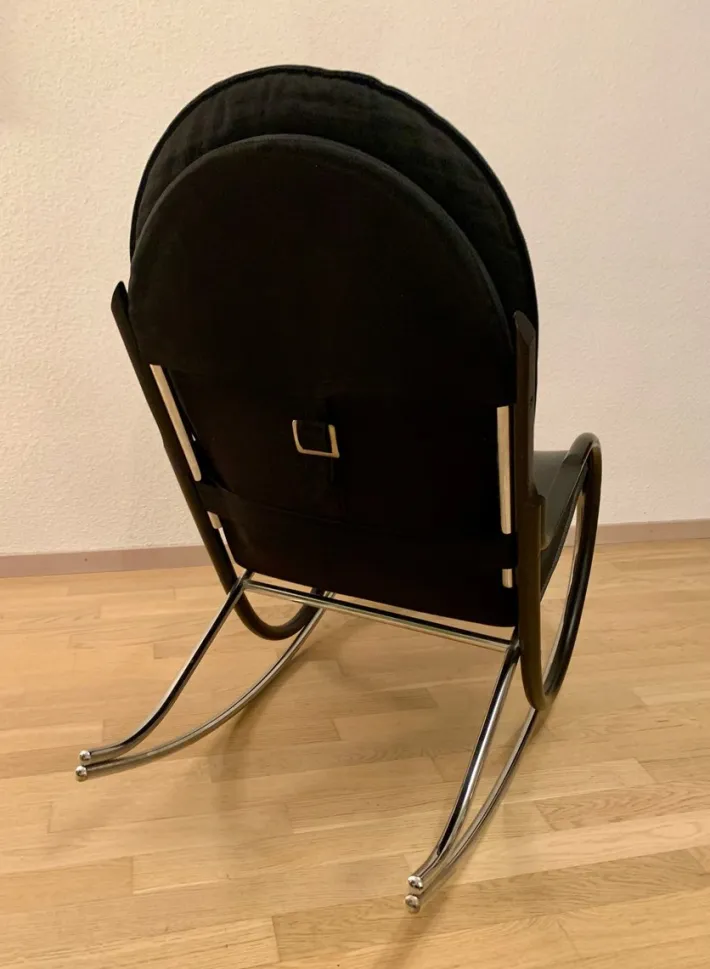 Pamono Nonna Rocking Chair by Paul Tuttle for Strässle, 2000s