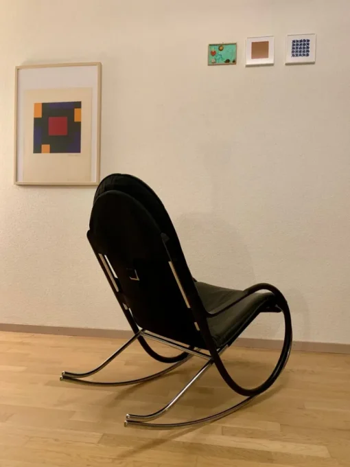 Pamono Nonna Rocking Chair by Paul Tuttle for Strässle, 2000s